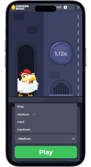Chicken Road difficulty selection in rupees